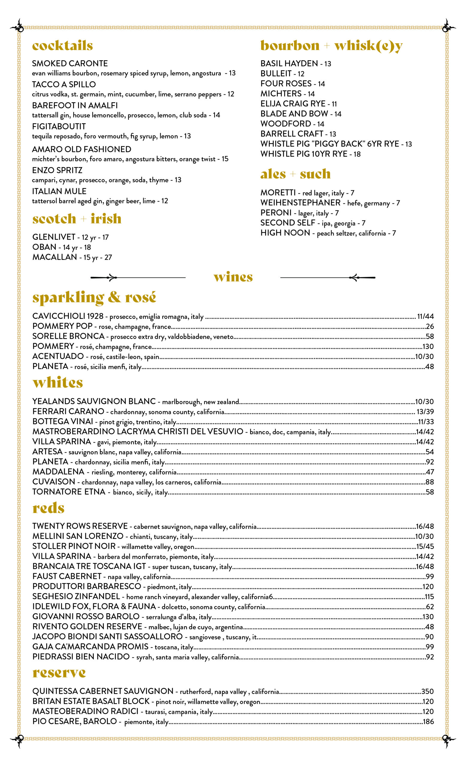 Restaurant | ENZO